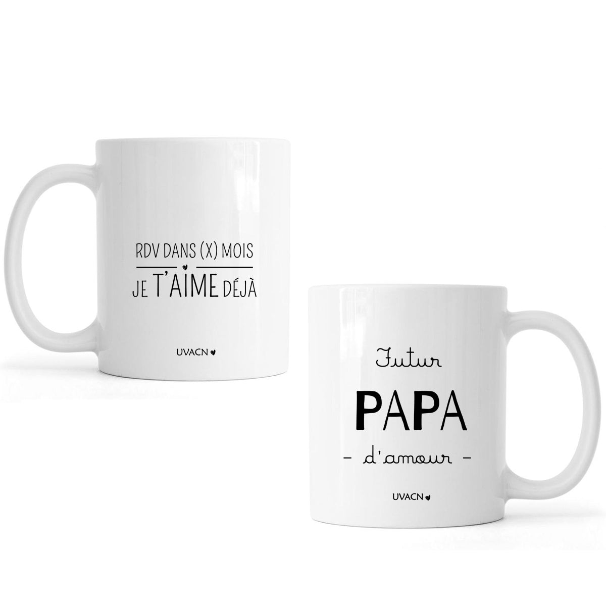 Cadeau Futur Papa - Mug personnalisé par Un Voeu à Chaque Noeud – Un Vœu à  Chaque Nœud