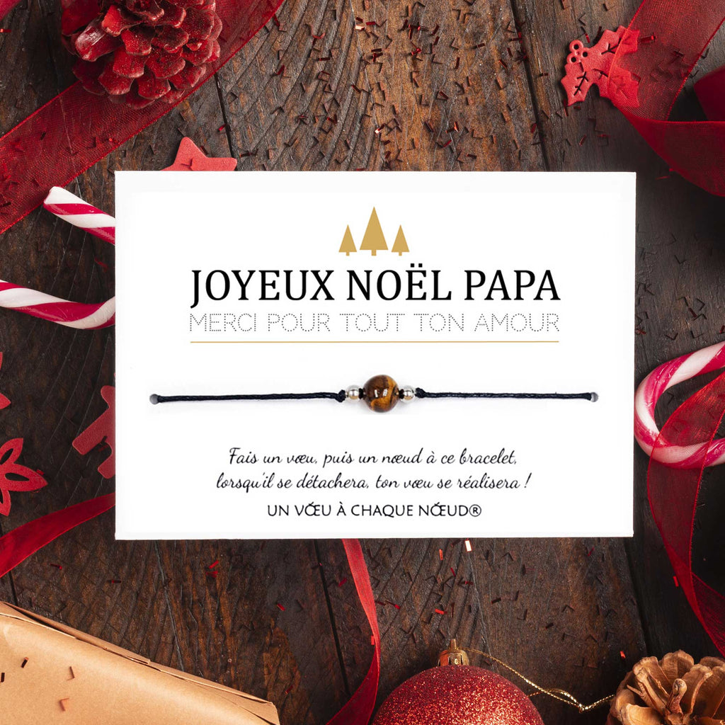 Cadeau Anniversaire Papa - Carte et Bracelet porte-bonheur – Un Vœu à  Chaque Nœud