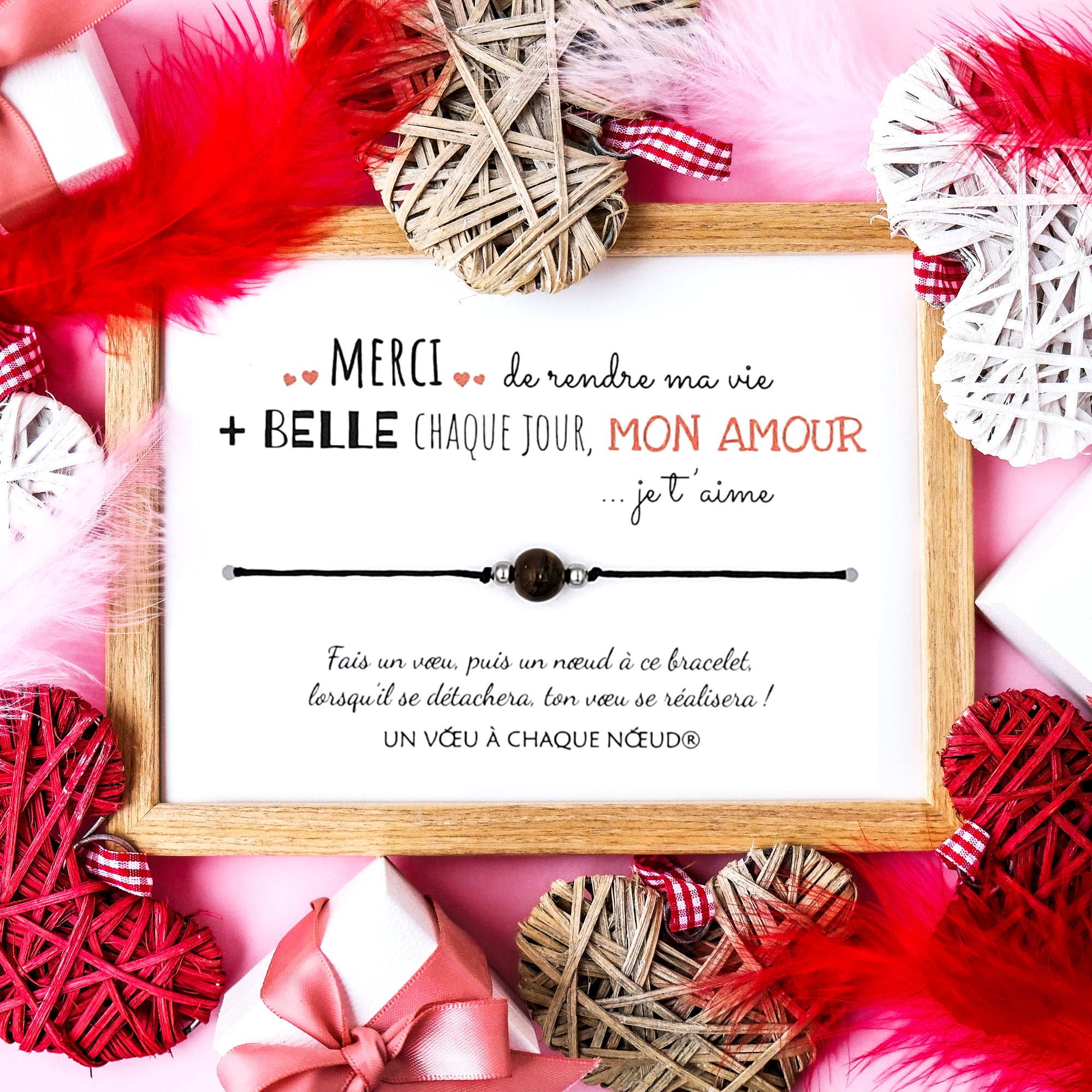 Petit Cadeau Porte Bonheur - Carte + Bracelet à Voeux - UVACN – Un Vœu à  Chaque Nœud