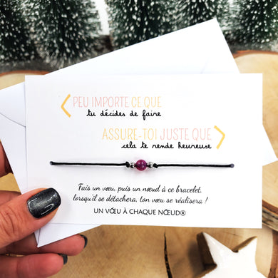 Cadeau Meilleure Amie - Bracelet Porte Bonheur - UVACN – Un Vœu à