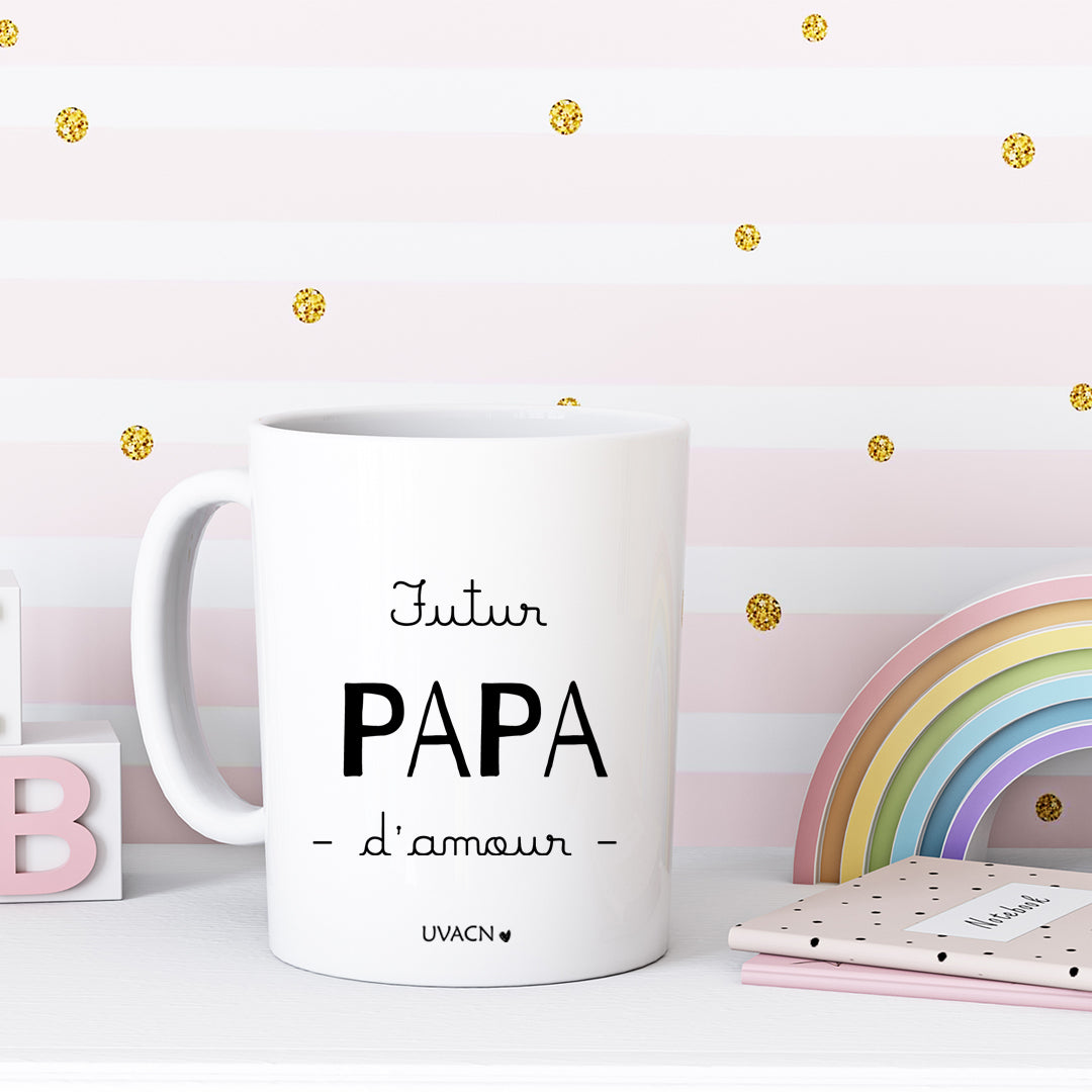 Mug personnalisé futur papa - Idée Cadeau homme - Fête des pères